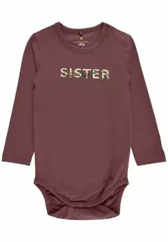 Боди FALMA L S The New Siblings, цвет rose brown