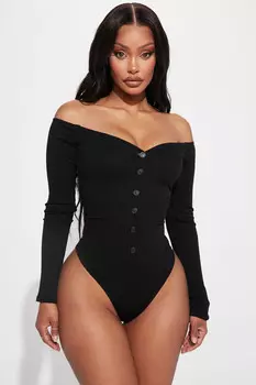 Боди Fashion Nova P1570, черный