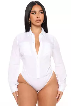 Боди Fashion Nova TGI5145, белый