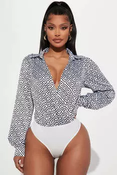 Боди Fashion Nova WN9544A, черный