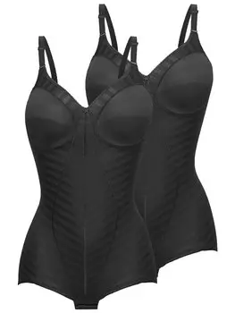 Боди Felina 2er Pack ohne Bgel, черный