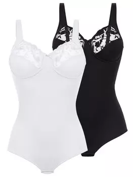 Боди Felina 2er Pack ohne Bgel, черный