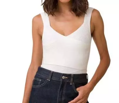 Боди Felix цвета слоновой кости line and dot