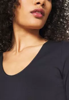 Боди FINE COTTON FALKE, темно-синий