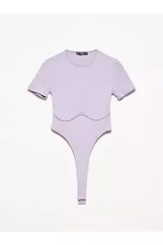 Боди - Фиолетовый - Приталенный Dilvin