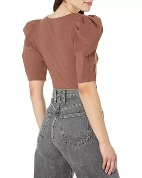 Боди Free People Va Va Voop Bodysuit, цвет Java