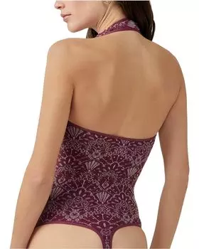 Боди Free People With Love Bodysuit, цвет Capri Grape