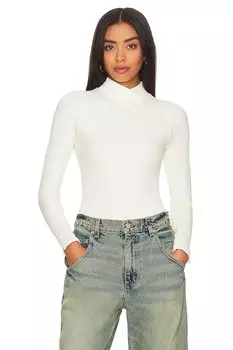 Боди Free People x Intimately FP Xyz Recycled Turtleneck In Ivory, слоновая кость