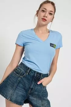 Боди-Футболка с заостренным краем Armani Exchange, синий