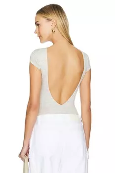 Боди gosia Afrm, цвет heathered oatmeal