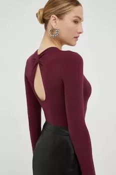 Боди Guess, бордовый