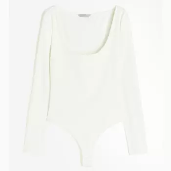 Боди H&M Thong, кремовый