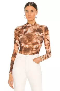 Боди h:ours Monroe, цвет Brown Tie Dye