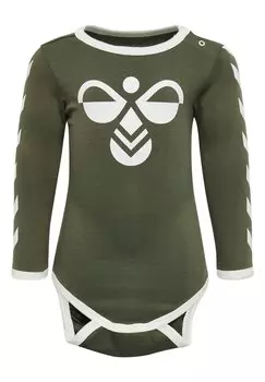 Боди HMLFLIPPER BODYSTOCKING L/S Hummel, цвет olive night