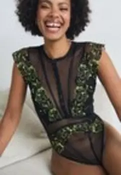 Боди Hunkemller, черный