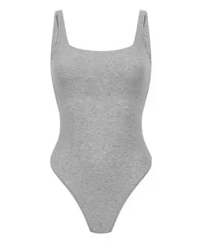 Боди Hunkemller, пятнистый серый