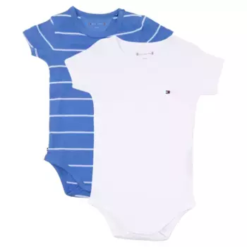 Боди из двух комплектов в рубчик Tommy Hilfiger, синий
