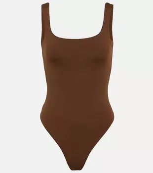 Боди из джерси Entire Studios, коричневый