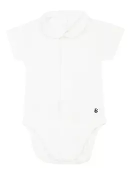 Боди из хлопка Petit Bateau, белый