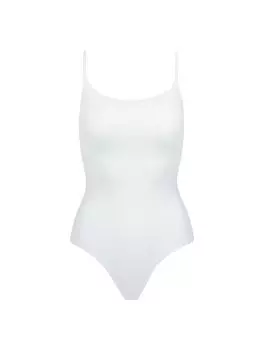 Боди из неопрена на бретелях Commando, белый
