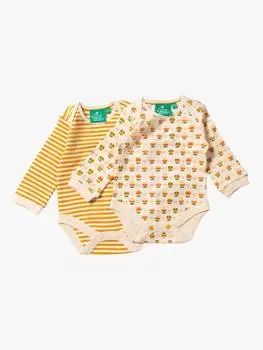 Боди из органического хлопка baby bloomes Little Green Radicals, цвет Little Blooms