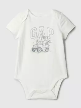 Боди из органического хлопка Gap, белый