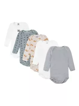 Боди из органического хлопка Petit Bateau, нейтральный