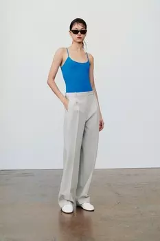 Боди из полиамида ZARA, синий