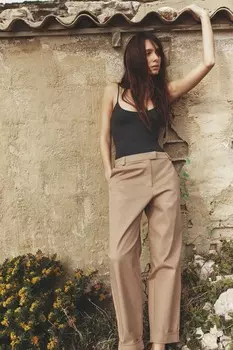 Боди из полиамида ZARA, угольно-серый