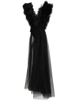 Боди из тюля Alchemy x Lia Aram, черный