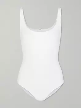 Боди Jamaika из эластичного джерси Wolford, белый