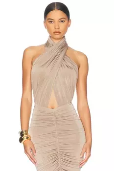 Боди Эдриенн Холтер Helsa, серо-коричневый