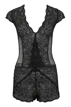 Боди JETTE Kurzarm, черный