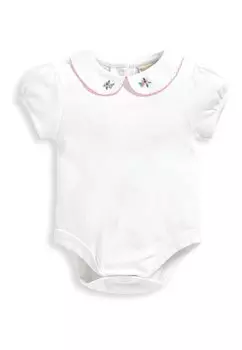 Боди JoJo Maman Bb, цветочная вышивка