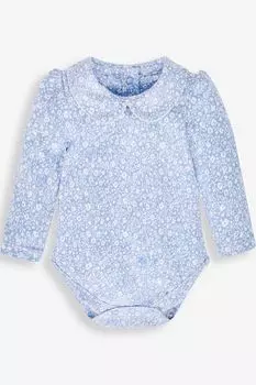 Боди JoJo Maman Bb Peter Pan с мелким цветочным узором Jojo Maman Bb, синий