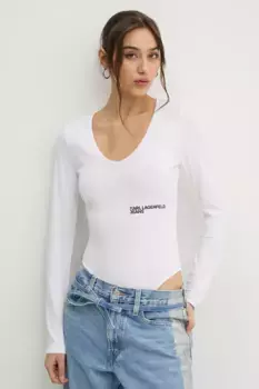 Боди Karl Lagerfeld Jeans, белый