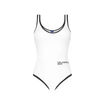 Боди Karl Lagerfeld Jeans Slim Fit, белый