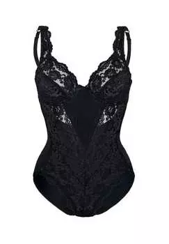 Боди классическое кружево Sassa, черный