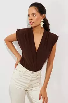 Боди - Коричневый - Классический крой Cool & Sexy, коричневый