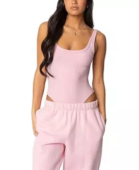 Боди Lakely Ribbed Edikted, розовый