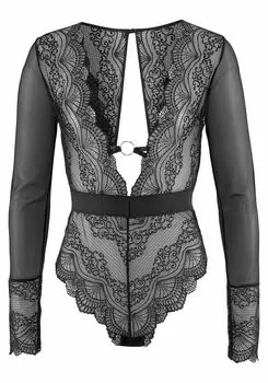 Боди LASCANA, черный