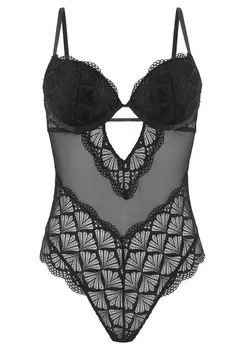 Боди LASCANA, черный