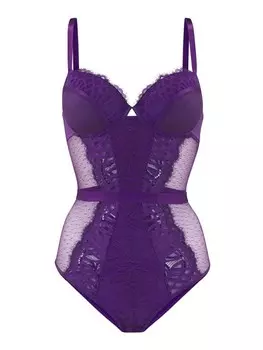 Боди LASCANA, фиолетовый