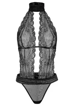 Боди LASCANA String, черный