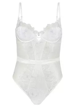 Боди LASCANA String, цвет champagne