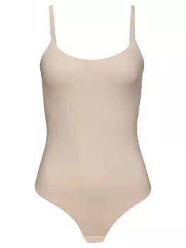 Боди LASCANA Stringbody, бежевый