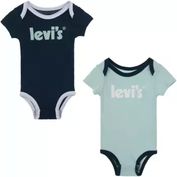 Боди Levi's Kids с короткими рукавами, УНИСЕКС, синий