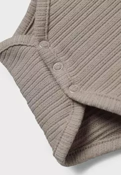 Боди Lil' Atelier, светло-серый