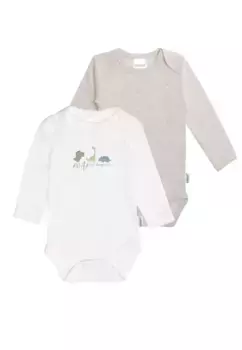 Боди Liliput, 2 пары, с широким вырезом, белый