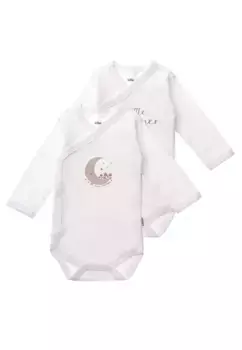 Боди-лилипут "Little Dreamer", в упаковке 2 шт., с милыми принтами Liliput, белый